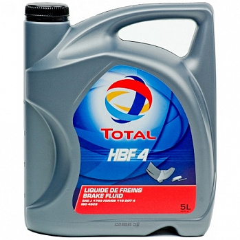 TOTAL HBF 4 жидкость тормозная синт., канистра 5л