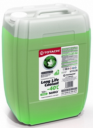 TOTACHI NIRO LONG LIFE COOLANT GREEN -40°C антифриз канистра 10л