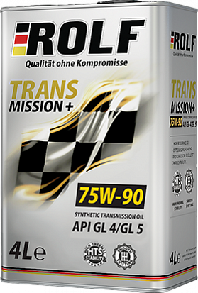 ROLF Transmission plus SAE 75W-90 API GL-4/5 масло трансмиссионное, синт., канистра 4л