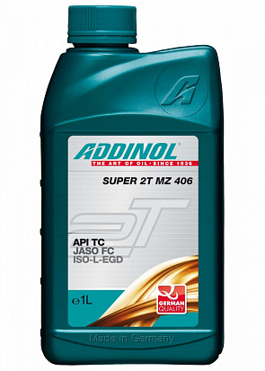 ADDINOL Super 2T MZ  406 1л масло моторное для 2Т двигателей