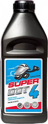 Тормозная жидкость Turtle Race SUPER DOT-4, канистра 455г