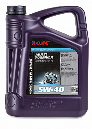 ROWE HIGHTEC Multi Formula SAE 5W-40, масло моторное  (4 л.)