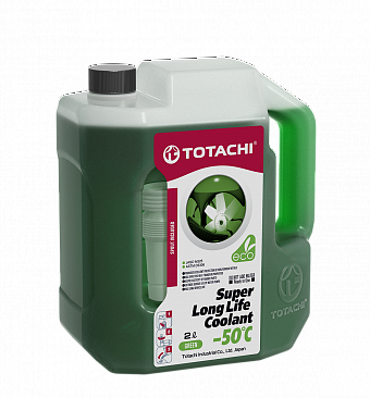TOTACHI SUPER LONG LIFE COOLANT Green -50°C антифриз канистра 2л