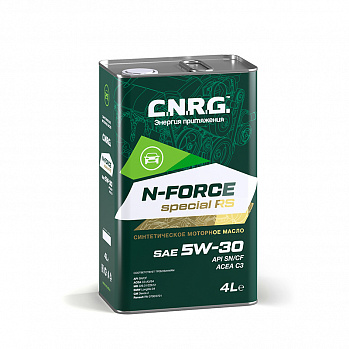 Масло моторное C.N.R.G. N-Force Special RS 5W-30 SN/CF; C3-A3/B4 (кан. 1 л)