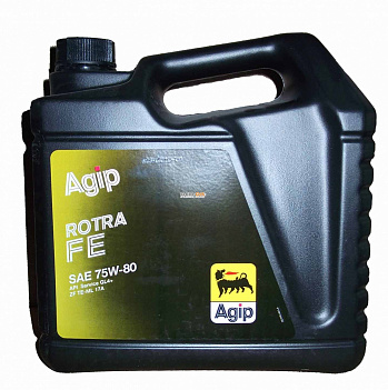 AGIP/ENI ROTRA FE 75w80 GL-4 масло трансмиссионное, п/синт., канистра 4л 