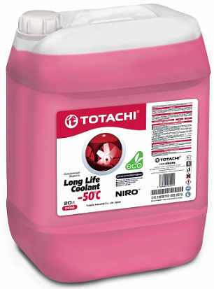 TOTACHI NIRO LONG LIFE COOLANT RED -50°C антифриз канистра 20л TOTACHI NIRO LONG LIFE COOLANT RED -50°C антифриз канистра 20л