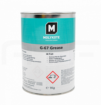 Пластичная смазка Molykote G-67, банка 1 кг