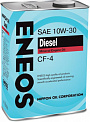 Масло моторное ENEOS Diesel CF-4 Минерал 10W30 4л