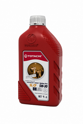 TOTACHI NIRO Optima PRO Synthetic SL/CF Моторное масло синт. 5W-30  канистра пласт. 1л