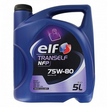 ELF TRANSELF NFP 75w80 GL-4+ (КПП "РХХ" Renault + КПП "P" Nissan) масло трансмиссионное, кан. 5л