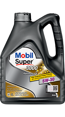 MOBIL Super 3000 X1 Formula FE 5W-30, канистра 4л масло моторное