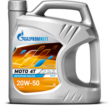 Gazpromneft Moto 4T 20W-50 масло моторное мин., канистра 4л Gazpromneft Moto 4T 20W-50 масло моторное мин., канистра 4л