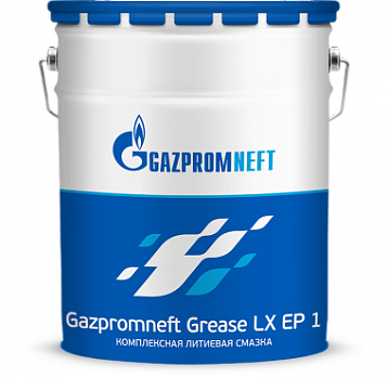 Gazpromneft Grease LX EP 1 смазка литиевая многофункциональная, ведро 18кг 
