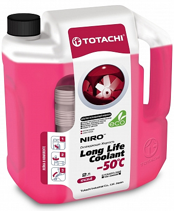 TOTACHI NIRO LONG LIFE COOLANT RED -50°C антифриз канистра 2л TOTACHI NIRO LONG LIFE COOLANT RED -50°C антифриз канистра 2л
