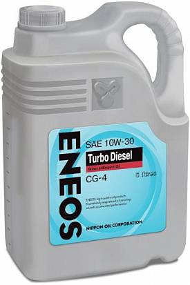 Масло моторное ENEOS Turbo Diesel CG-4 Минерал 10W30 6л