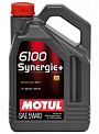 MOTUL 6100 Synergie+ 5W-40 масло моторное, кан.4л