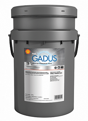 SHELL GADUS S5 V142 W00 Синтетическая полужидкая пластичная смазка, ведро 18 кг