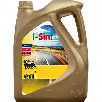 AGIP/ENI I-SINT 0w20 API SN /RC ILSAC CF-5 масло моторное, синт., канистра 5л