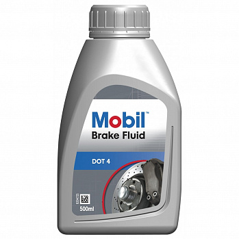 MOBIL Brake Fluid Universal DOT-4 жидкость тормозная, канистра 0,5л.