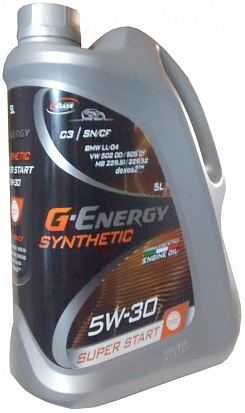 G-Energy Synthetic Super Start 5W-30 масло моторное синт., канистра 5л