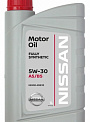 NISSAN MOTOR OIL 5W30 A5/B5 SL/CF масло моторное синт., канистра 1л