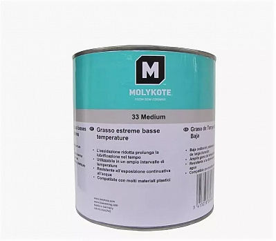 Пластичная смазка Molykote 33 Medium, банка 1 кг