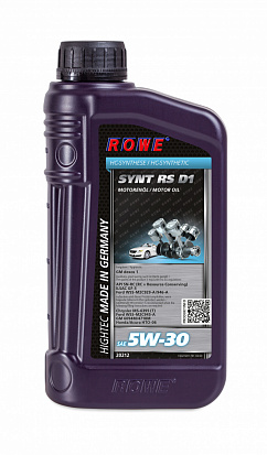 ROWE HIGHTEC SYNT RS D1 SAE 5W-30  масло моторное, кан.1л