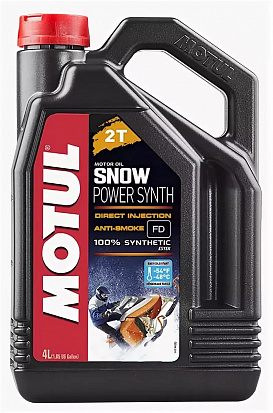 MOTUL SNOWPOWER SYNTH 2T масло моторное синт. (для 2-тактн. снегох.), кан.4л