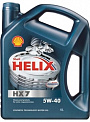 Shell Helix HX7 5W-40 масло моторное, кан.4л