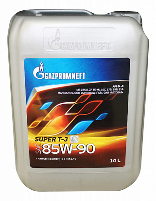 Gazpromneft Super T-3, масло трансмиссионное мин., канистра 10л.