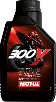 MOTUL 300V Factory Line Road Racing 5W40 масло моторное, кан.1л MOTUL 300V Factory Line Road Racing 5W40 масло моторное, кан.1л