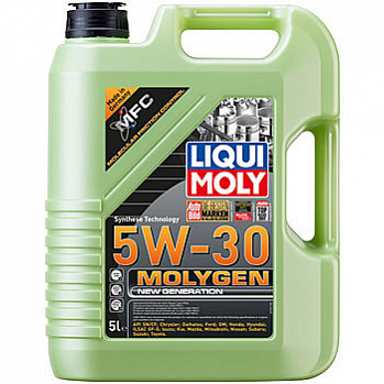 LiquiMoly Molygen New Generation 5W-30 SN/CF;ILSAC GF-5 масло моторное, канистра 5л