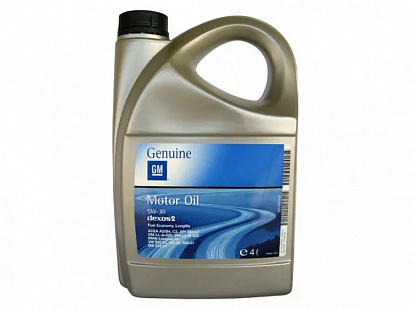 GM (Dexos2) 5W-30  (№93165556), синтетика масло моторное кан.4 л
