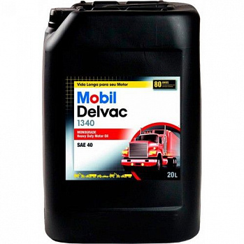 MOBIL Delvac 1340 масло моторное мин., для дизельных двигателей, канистра 20л