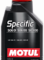 MOTUL Specific 506 01 506 00 503 00 0W-30 масло моторное, кан.1л