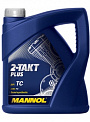 MANNOL 2-TAKT PLUS масло для 2-х тактных двигателей, п/синт., канистра 4л