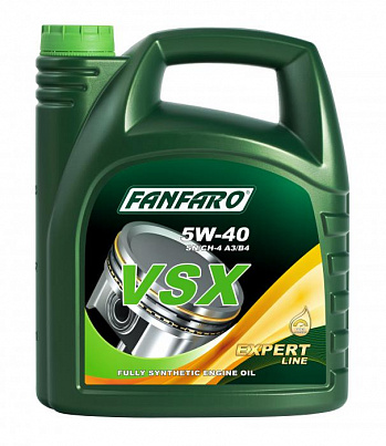 FANFARO VSX 5W40, масло моторное синт., канистра 4л