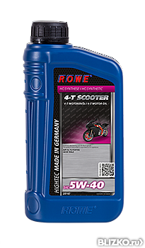 ROWE HIGHTEC 4T-SCOOTER SAE 5W-40  масло моторное, кан.1л