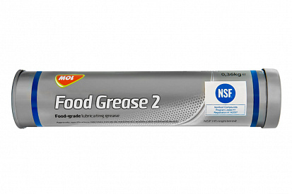 MOL FOOD GREASE 2 консистентная пищевая смазка, туба 360 гр.