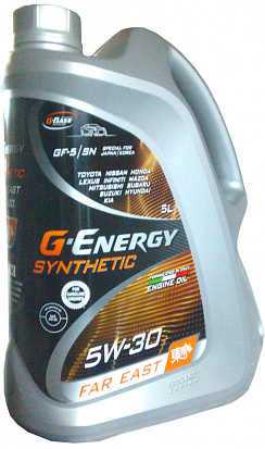 G-Energy Synthetic Far East 5W-30 масло моторное синт., канистра 5л