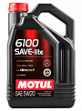 MOTUL 6100 SAVE-LITE 5W20 масло моторное, кан.4л
