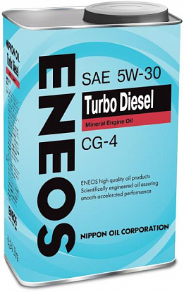 Масло моторное ENEOS Turbo Diesel CG-4 Минерал 5W30 0,94л