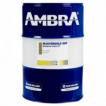 AMBRA MASTERGOLD HSP 15W-40 масло моторное, бочка 200л