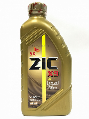 ZIC X9 LS 5w30 масло моторное, синт., канистра 1л