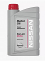 NISSAN MOTOR OIL 5W40  А3/В4  SN/CF масло моторное синт., канистра 1л