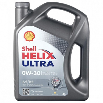 Shell Helix Ultra 0W-30 масло моторное, кан.4л