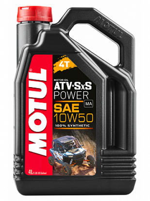 MOTUL ATV SXS POWER 4T 10W-50 масло моторное, кан.4л