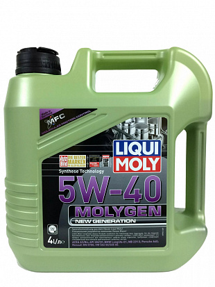 LiquiMoly Molygen New Generation 5W-40 SN/CF;A3/B4 масло моторное, канистра 4л