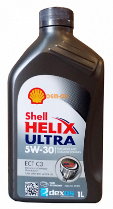 Shell Helix Ultra ECT C3 5W-30 масло моторное, кан.1л