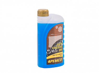 PEMCO Antifreeze 911 (-40) антифриз синий, канистра 1л